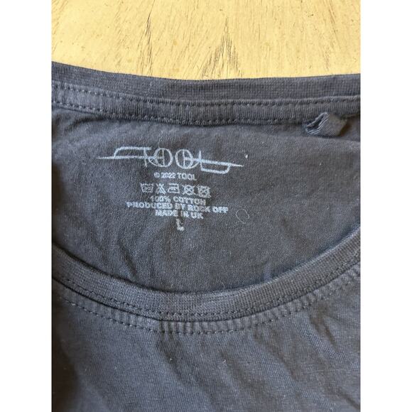 Tool T-Shirt Black 10,00 Days Tour Los Angeles California Triple Face Women L - Picture 5 of 7